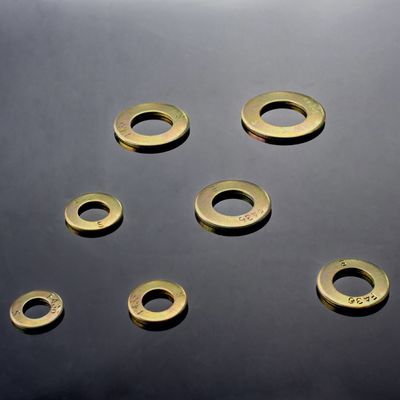 F436 Lavatrice/Lavatrice in acciaio piatto, 1/4&quot; - 4&quot;, zincata/dacromet