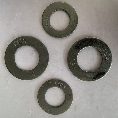 F436 Lavatrice di acciaio piatto, 1/4' - 4'', ossido nero per l'industria petrolifera e del gas